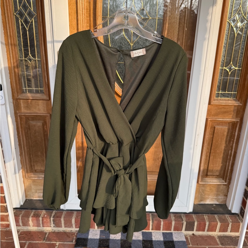 Altar'd State Forest Green Dress